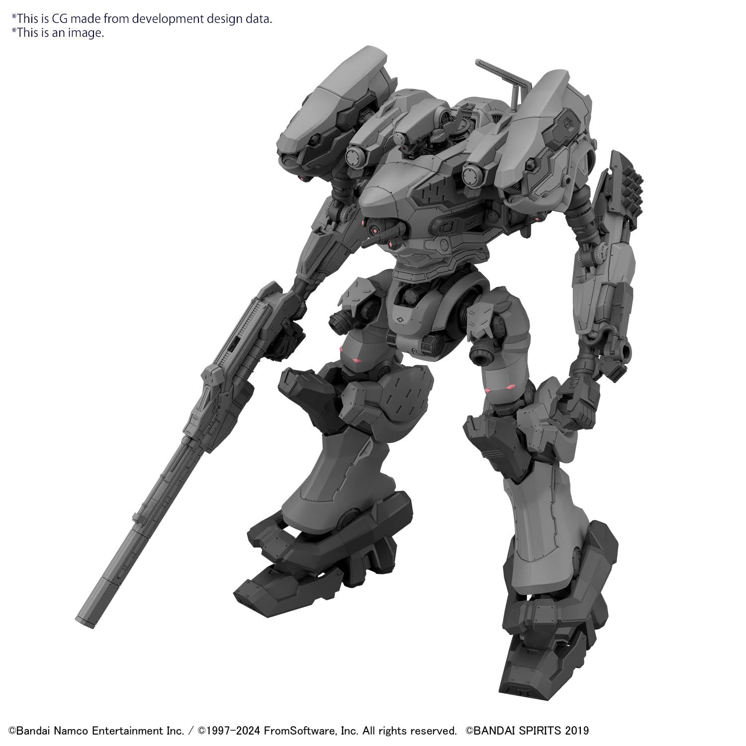 BANDAI SPIRITS 30MM LÕI GIÁP Ⅵ CHÁY CỦA RUBICON RaD CC-2000 ORBITER Mô hình nhựa mã màu