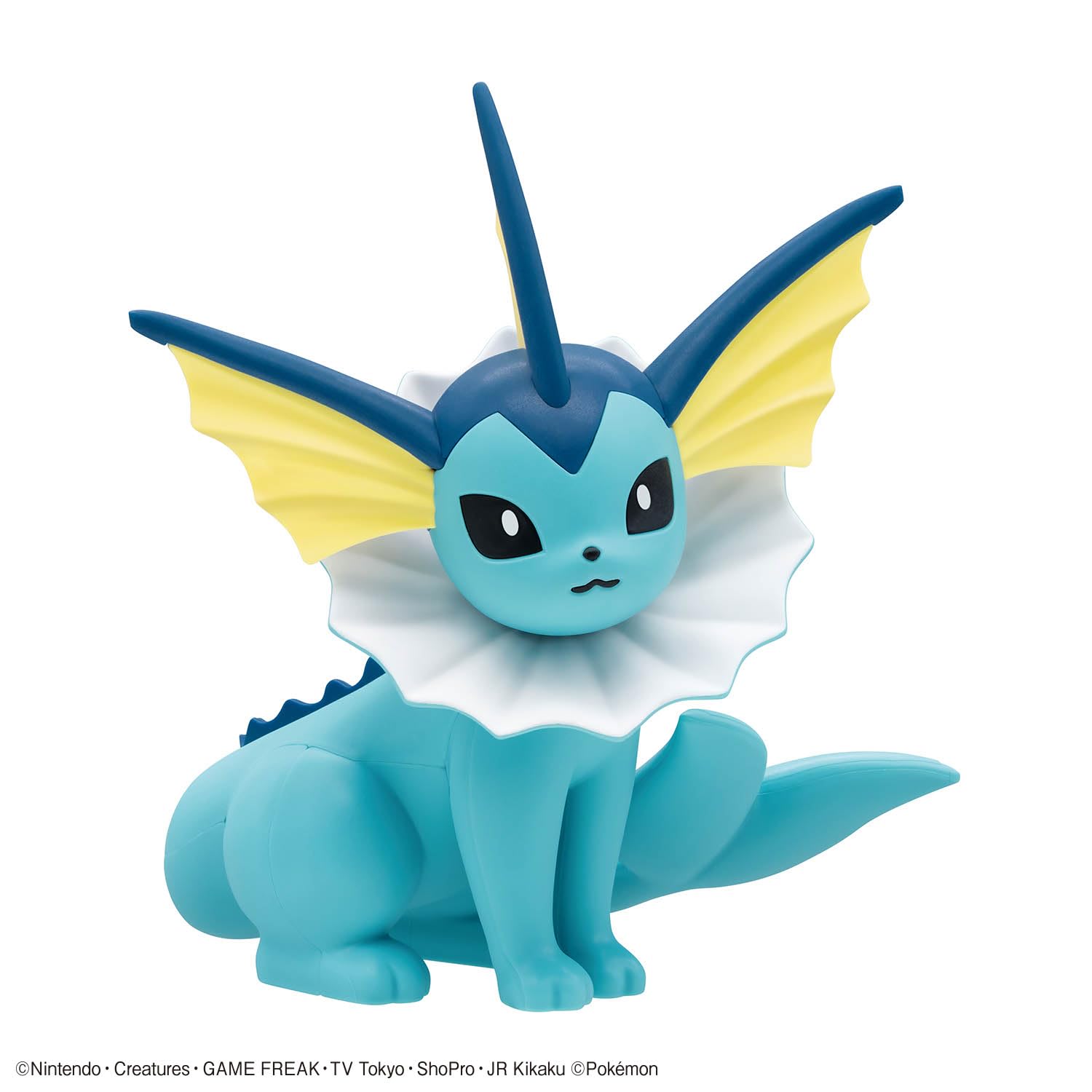 BANDAI SPIRITS Pokemon Plastic Model Collection Quick!! 27 Vaporeon Color-coded Plastic Model