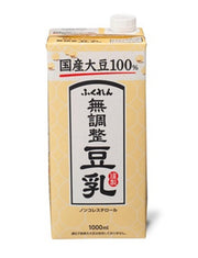 Fukuren Domestic soybean unadjusted soy milk 1L x 6 pieces