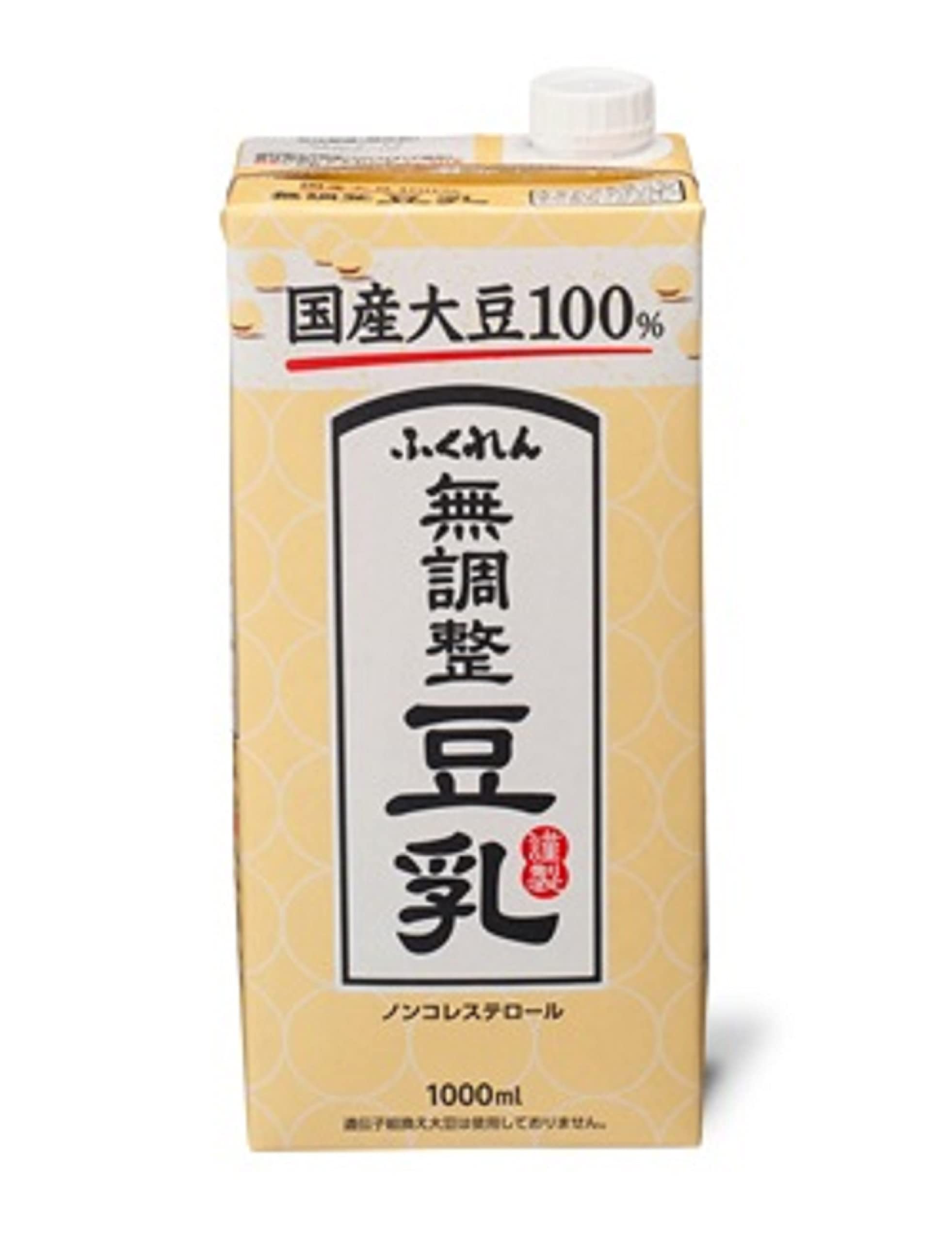Fukuren Domestic soybean unadjusted soy milk 1L x 6 pieces