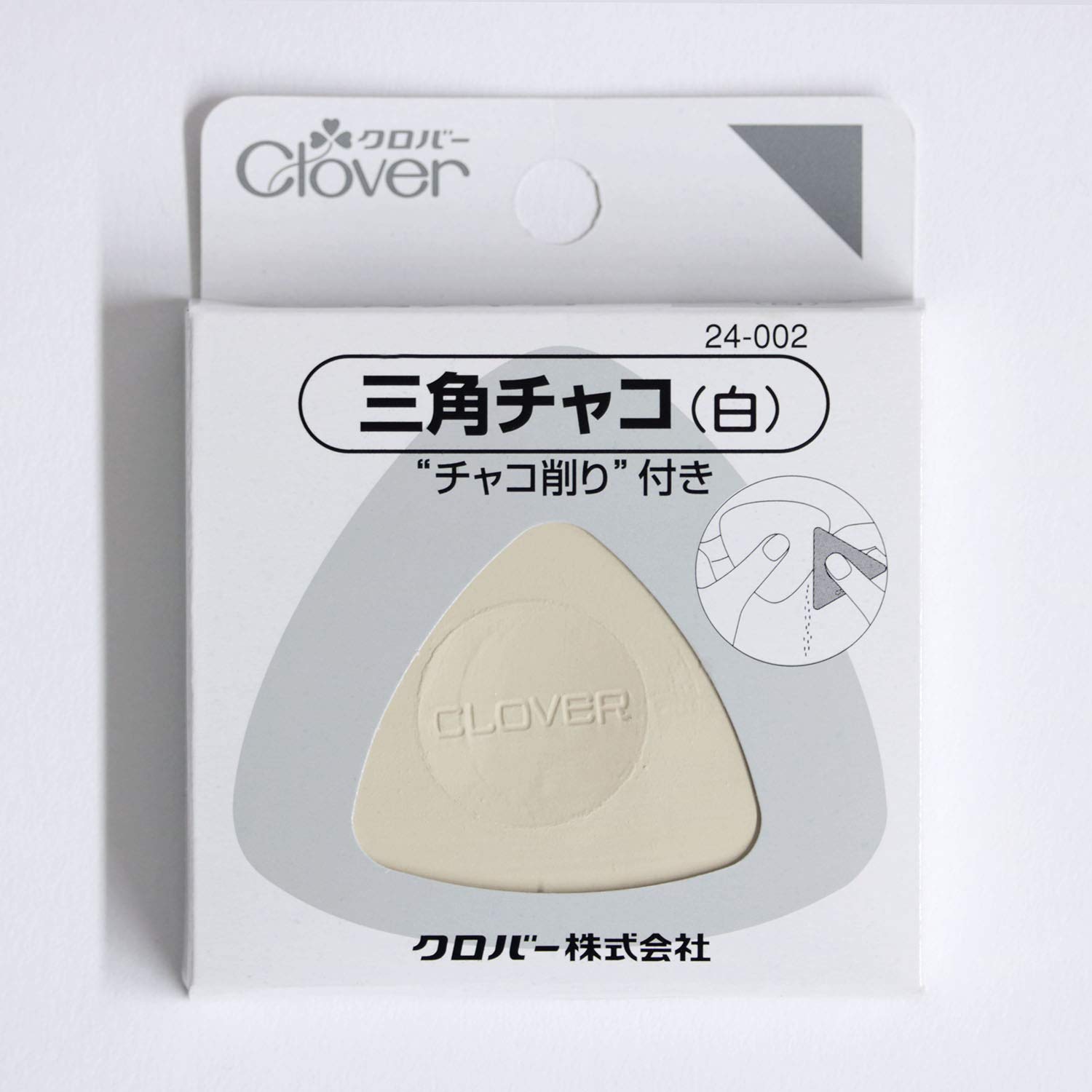 Clover Triangular Chaco White 24-002