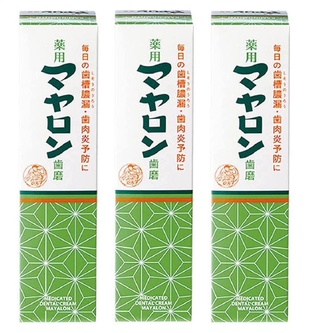 Medicated Mayalon toothpaste 120g x 3 pieces