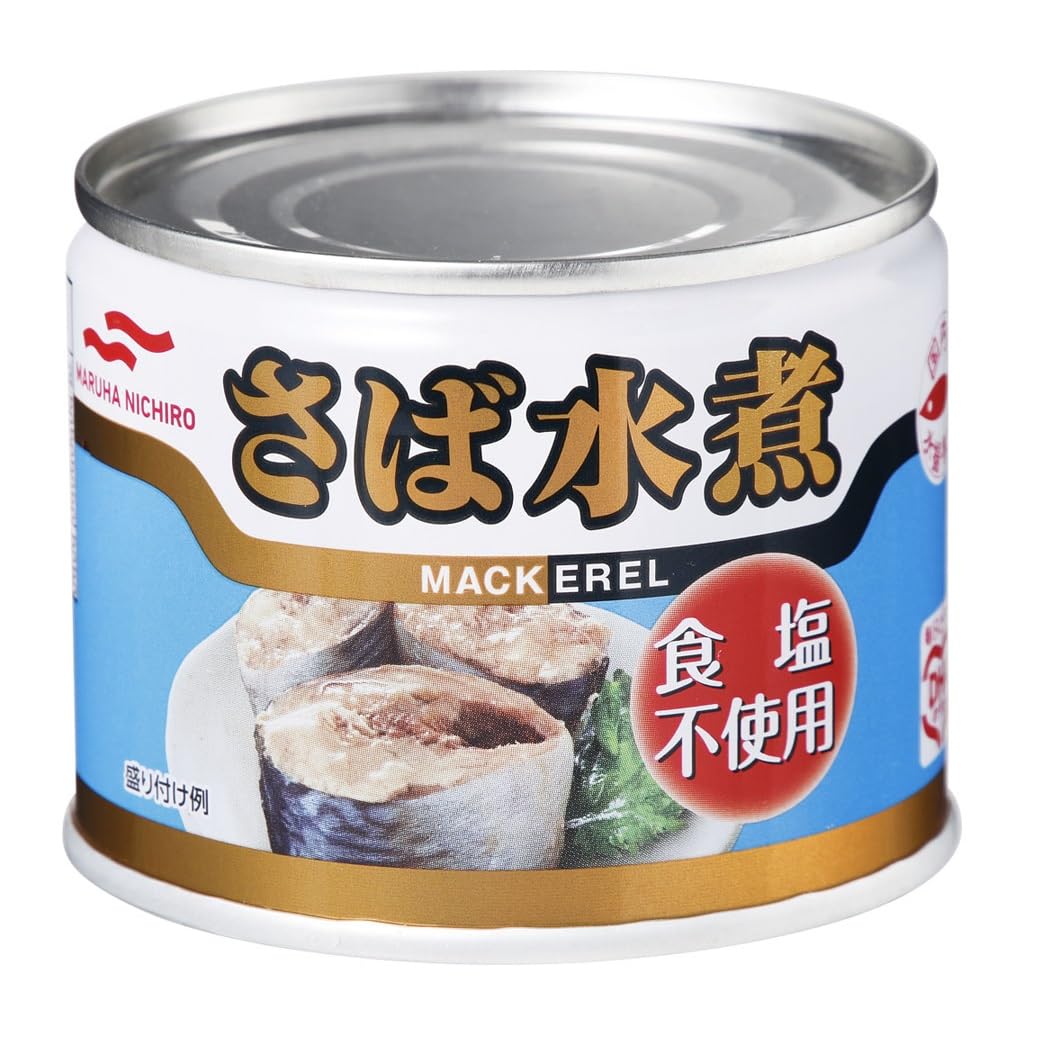 Maruha Nichiro Boiled mackerel, no salt, 190g x 6 pieces