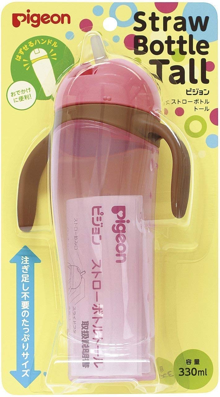 비둘기 빨대 병 Tall 토르 핑크 330ml