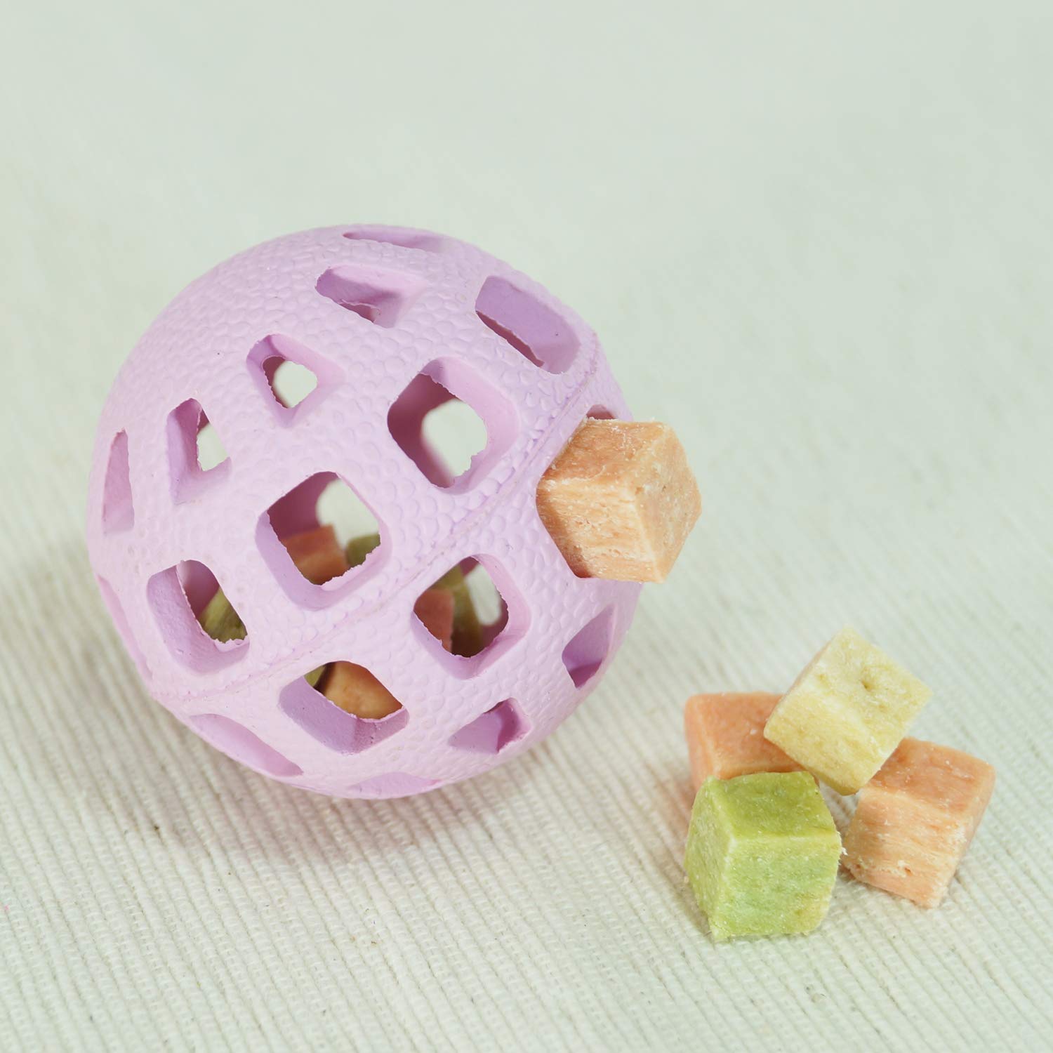ドギーマン 犬用おもちゃ アミーバー ボール ピンク S サイズ