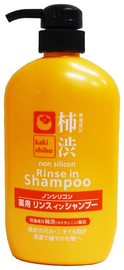 Kumano Yushi Medicated Persimmon Shibu Rinse-in Shampoo 600ml