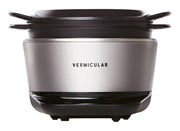 Vermicular Rice Pot 5 Cups Rice Cooker Solid Silver with Exclusive Recipe Book RP23A-SV