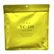 Face Mask V THE VC-100 FACE MASK Face Mask Vitamin C Intensive Care Transparent Skin Face Pack 30 Pieces Large Capacity
