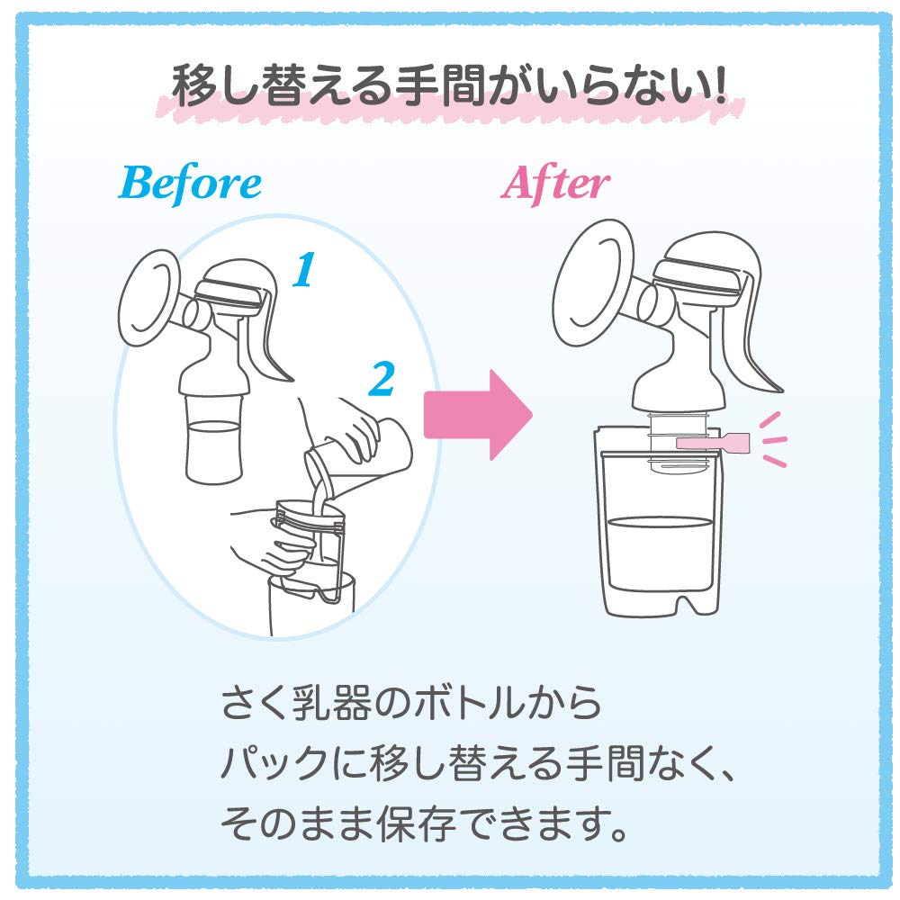 PIGEON Breast milk freezer pack adapter breast pump breast milk storage breast milk experience