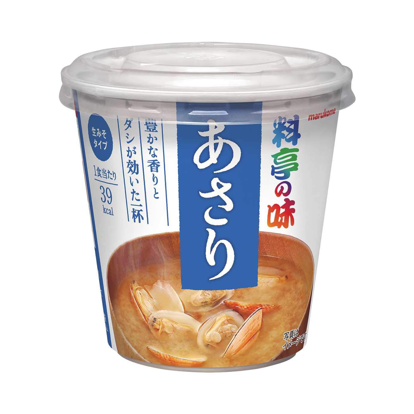 마르코메 컵 요정의 맛 아사리 즉석 된장국 1식×6개 【요정의 맛 시리즈】