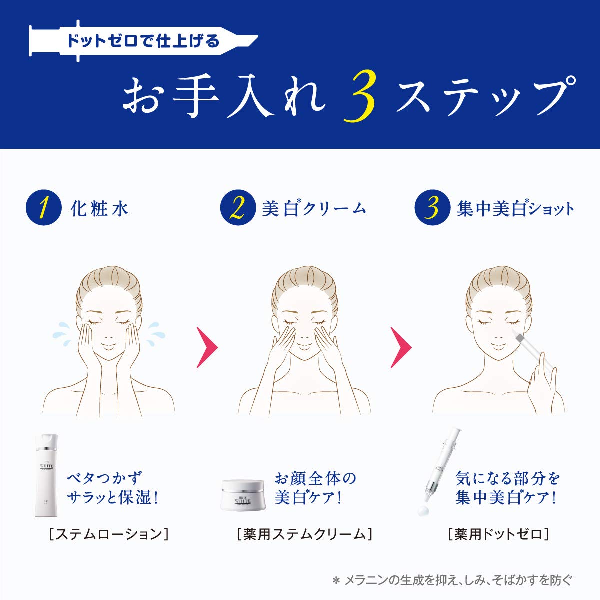 [Quasi-drug] Ritz White Medicinal Dot Zero Intensive Whitening Cream 12g Tranexamic Acid Hyaluronic Acid