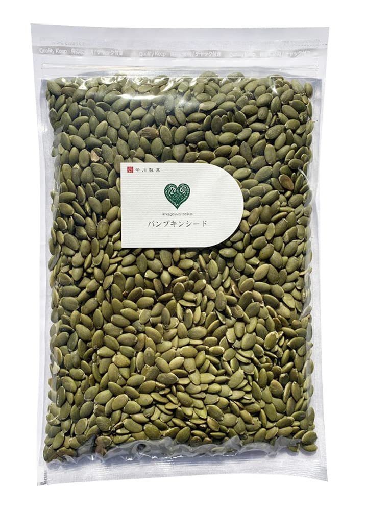 Imagawa Seika Pumpkin Seed, Roasted, No Additives, No Salt, No Vegetable Oil, Domestic Processing, Commercial Use (500g)