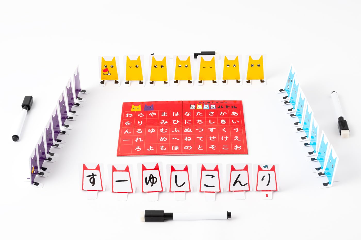 Gentosha Moji Attachment Game Aiue Battle Card Game