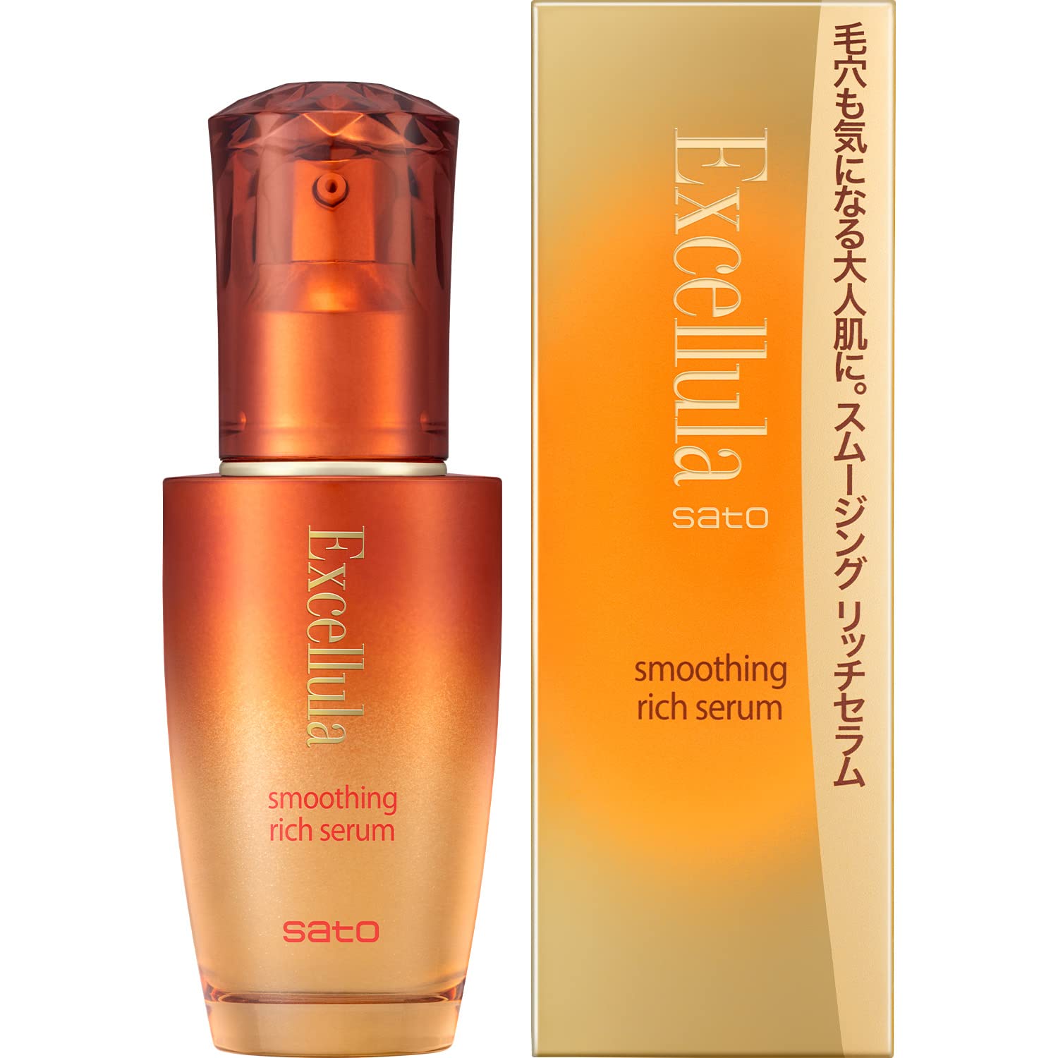 Sato Pharmaceutical Excelura Smoothing Rich Serum 45mL (Tightening firming ingredient/Moisturizing firming ingredient/Complex moisturizing ingredient) Serum