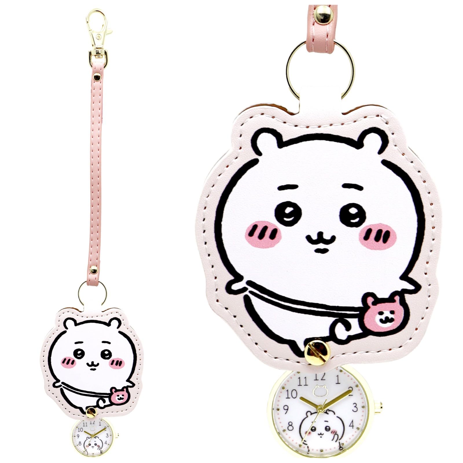 Fieldwork Pocket Watch Character Women's Kids Chikawa Charm Analog Strap Back Bag Backpack CKW003-1