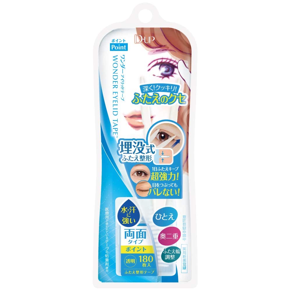 D-UP Burial Type <Futae Orthopedic Tape> Wonder Eyelid Tape Point (180 pieces)