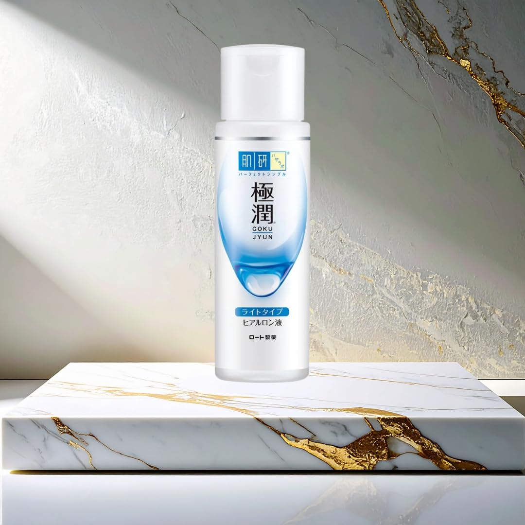 Hada Labo Gokujun Hyaluronic Acid Lotion Light Type Contains 3 Types of Hyaluronic Acid 170ml