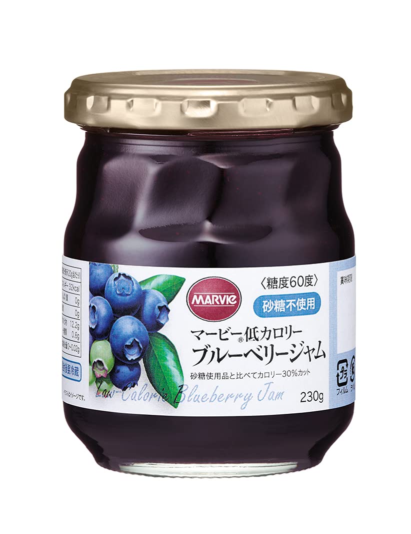 Marvie low calorie blueberry jam 230g