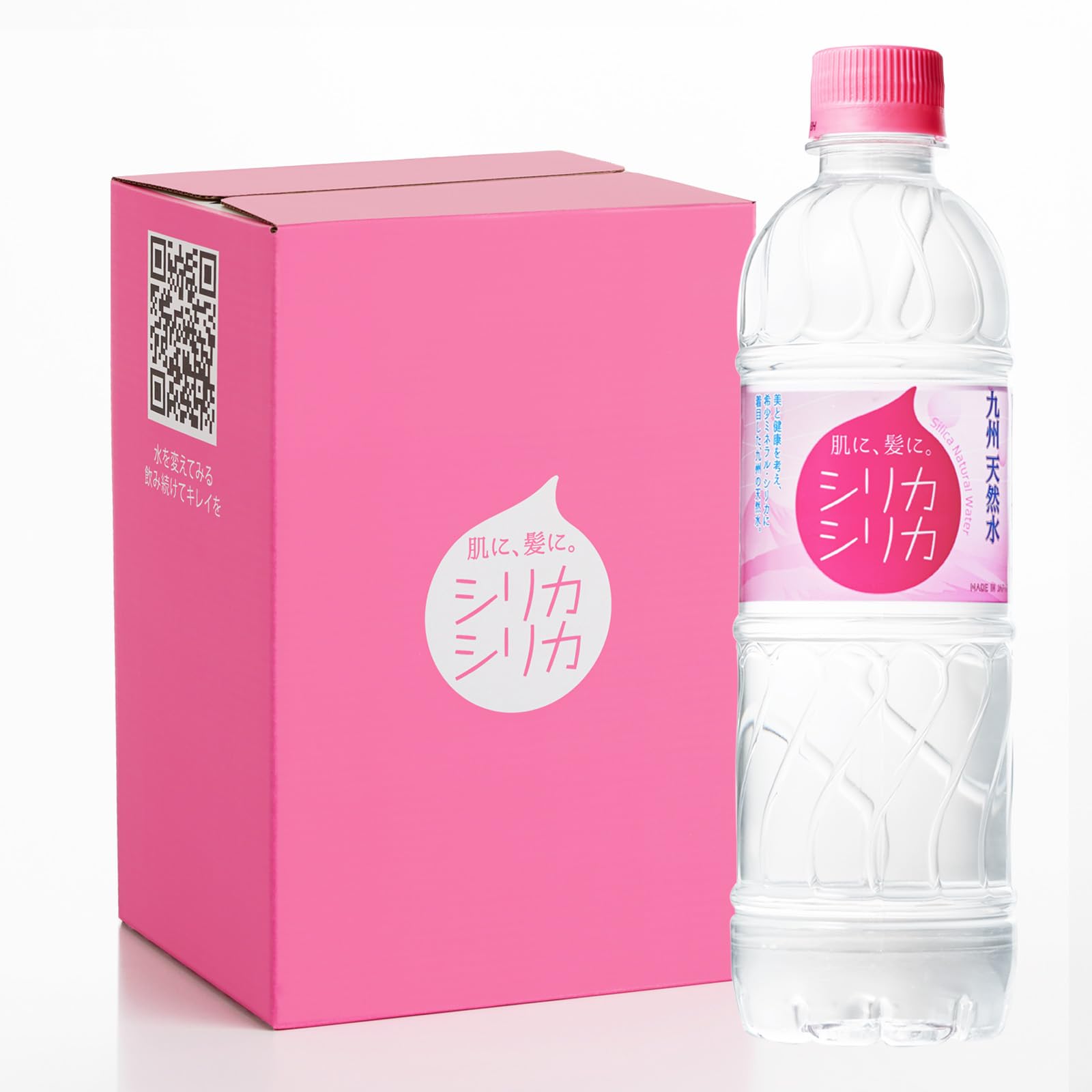 실리카 실리카(500ml×24개) 천연수 실리카수 무첨가 규슈산 내츄럴 미네랄 워터 실리카 함유량 72㎎/L 이상 오이타 구중 연산