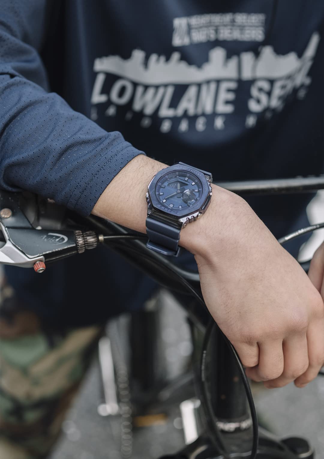 [Casio] G-Shock Watch [Domestic Genuine Product] Metal Covered GM-2100N-2AJF Men's Blue