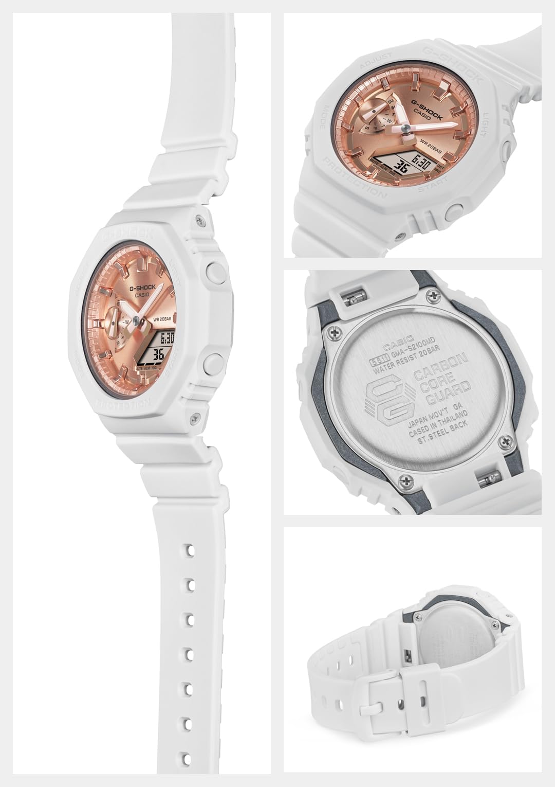 [Casio] G-Shock Watch [Domestic Genuine Product] Mid Size Model GMA-S2100MD-7AJF Women's White