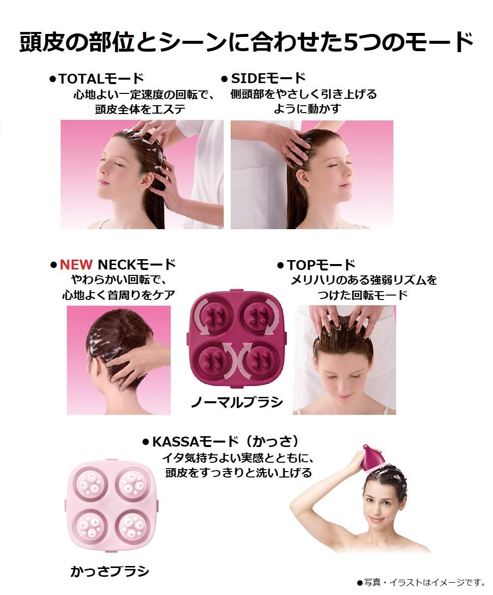 Panasonic scalp beauty salon touch type pink EH-HE9A-P
