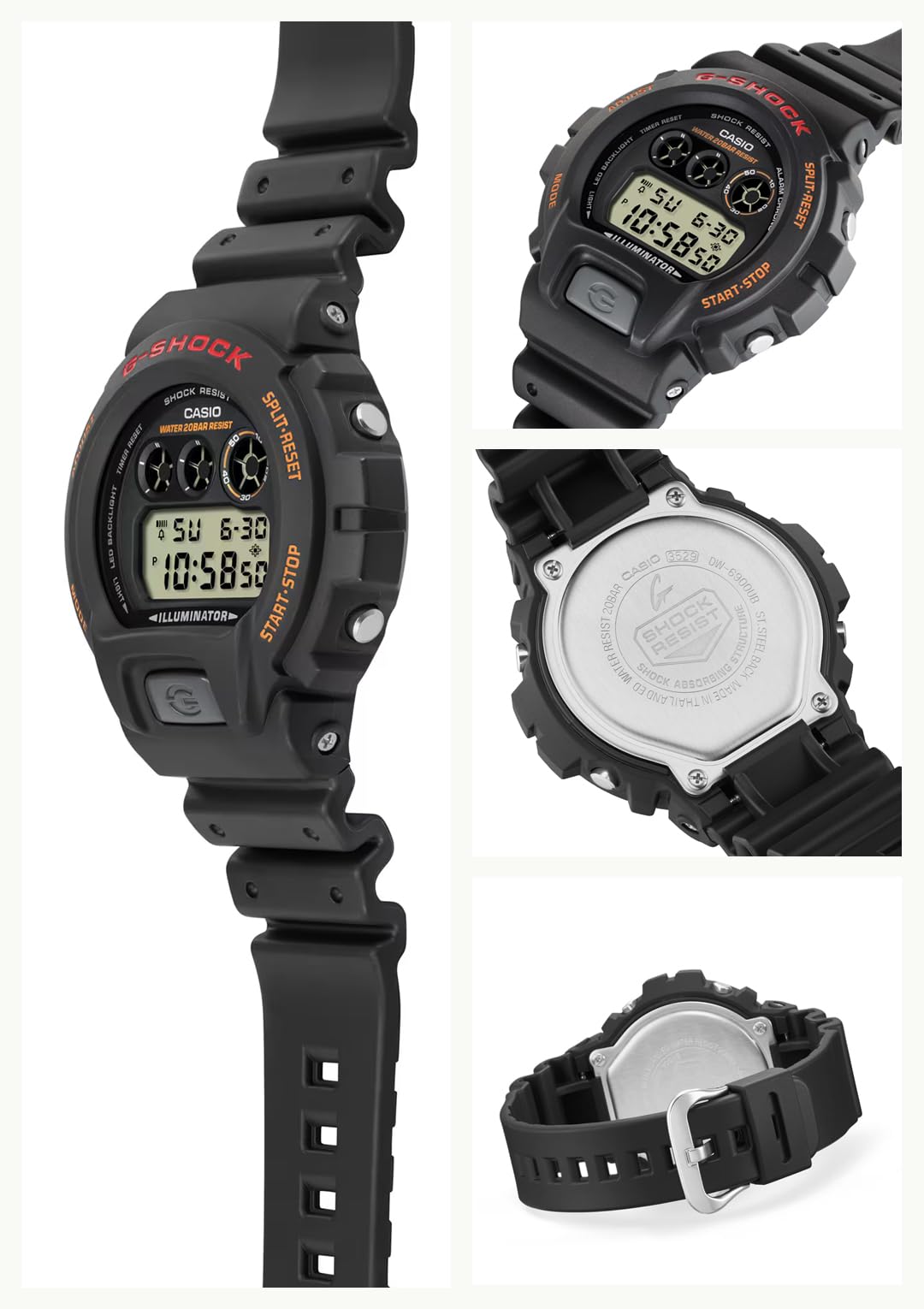 [Casio] G-Shock Watch [Domestic Genuine Product] DW-6900UB-9JF Black Men's