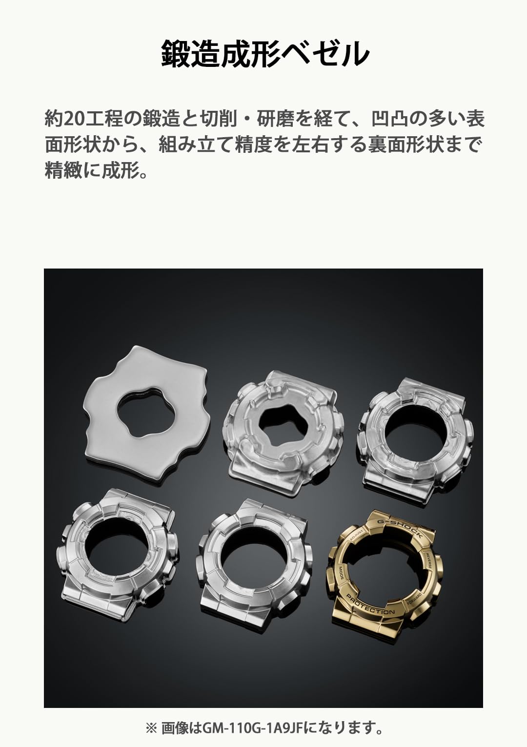 [Casio] G-Shock Watch [Domestic Genuine Product] Metal Covered GM-110-1AJF Men's