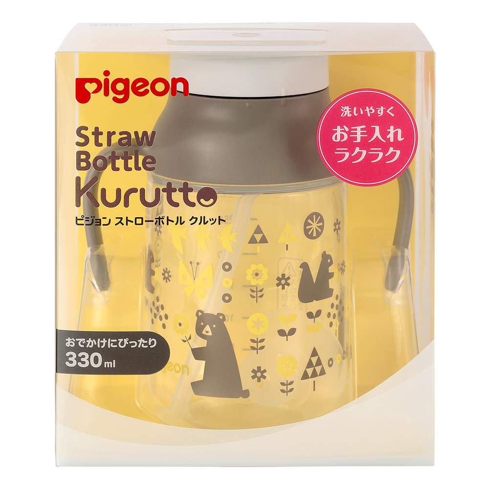 PIGEON Straw Bottle Krut Animal