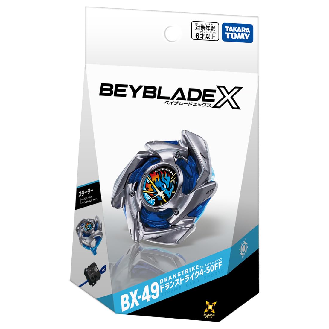 TAKARA TOMY BEYBLADE X Beyblade X BX-49 Starter Dolan Strike 4-50FF
