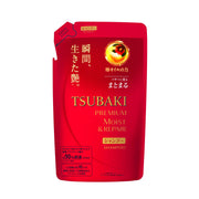 Shiseido TSUBAKI Premium Volume & Repair Shampoo Refill Tsubaki Shine Moist Liquid Package: Red 330ml (x 1)