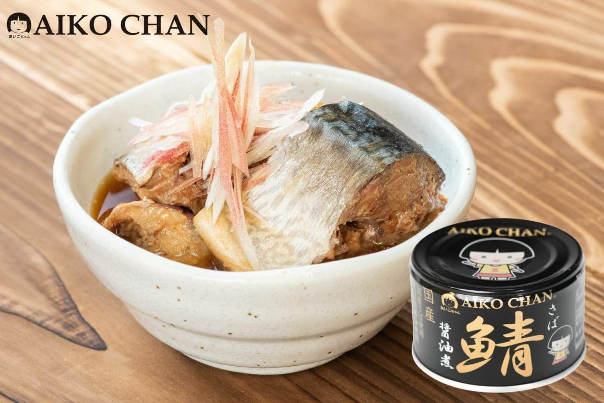 Ito Foods Aiko-chan black mackerel simmered in soy sauce 150g can x 24 pieces