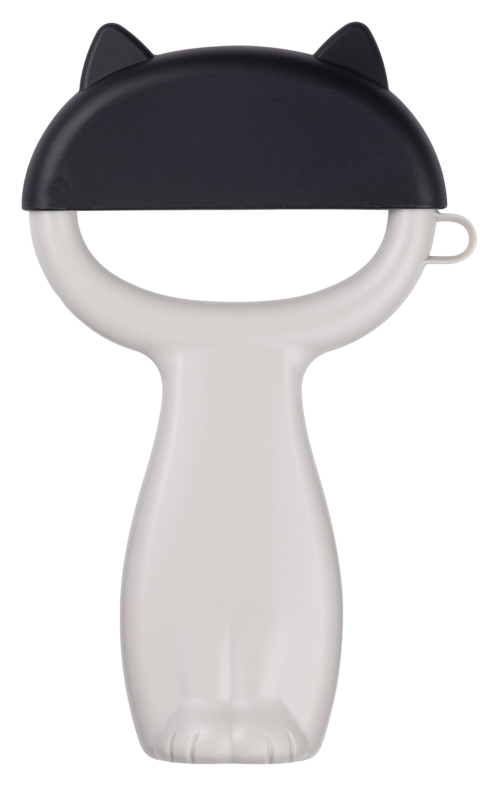 KAI Nyammy Co., Ltd. Cat peeler with hat-shaped cover, warm gray DH2736