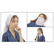 [Peace Eight] Meguryu Healing Cover GS Science Night Cap Face Cover Neck Warmer Sleep Graphite Silica Far Infrared