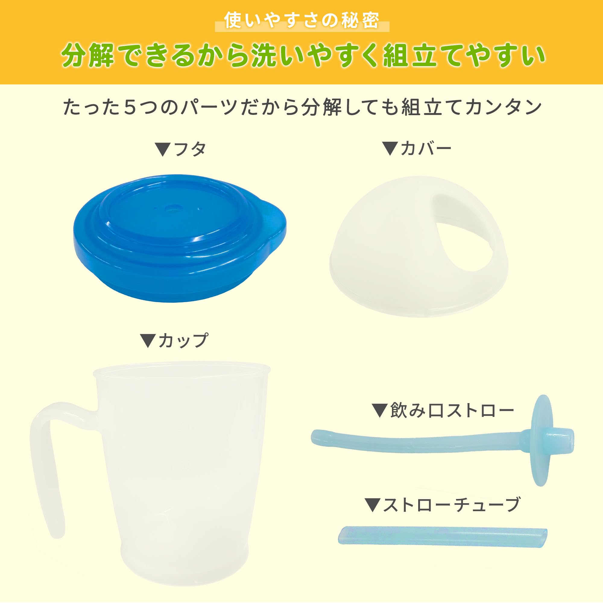 Habinursu Cup with Straw, Straw Mug with Lid, Non-spill Nursing Cup, for Hospitalization, Surgery, Hemiplegia, Fractures, Elderly 200ml