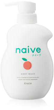 Xà phòng Naive Body (chiết xuất lá đào) Jumbo 530mL