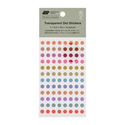 Hobonichi Techo TSUKI no IRO/See-through round sticker (6mm) Notebook accessories