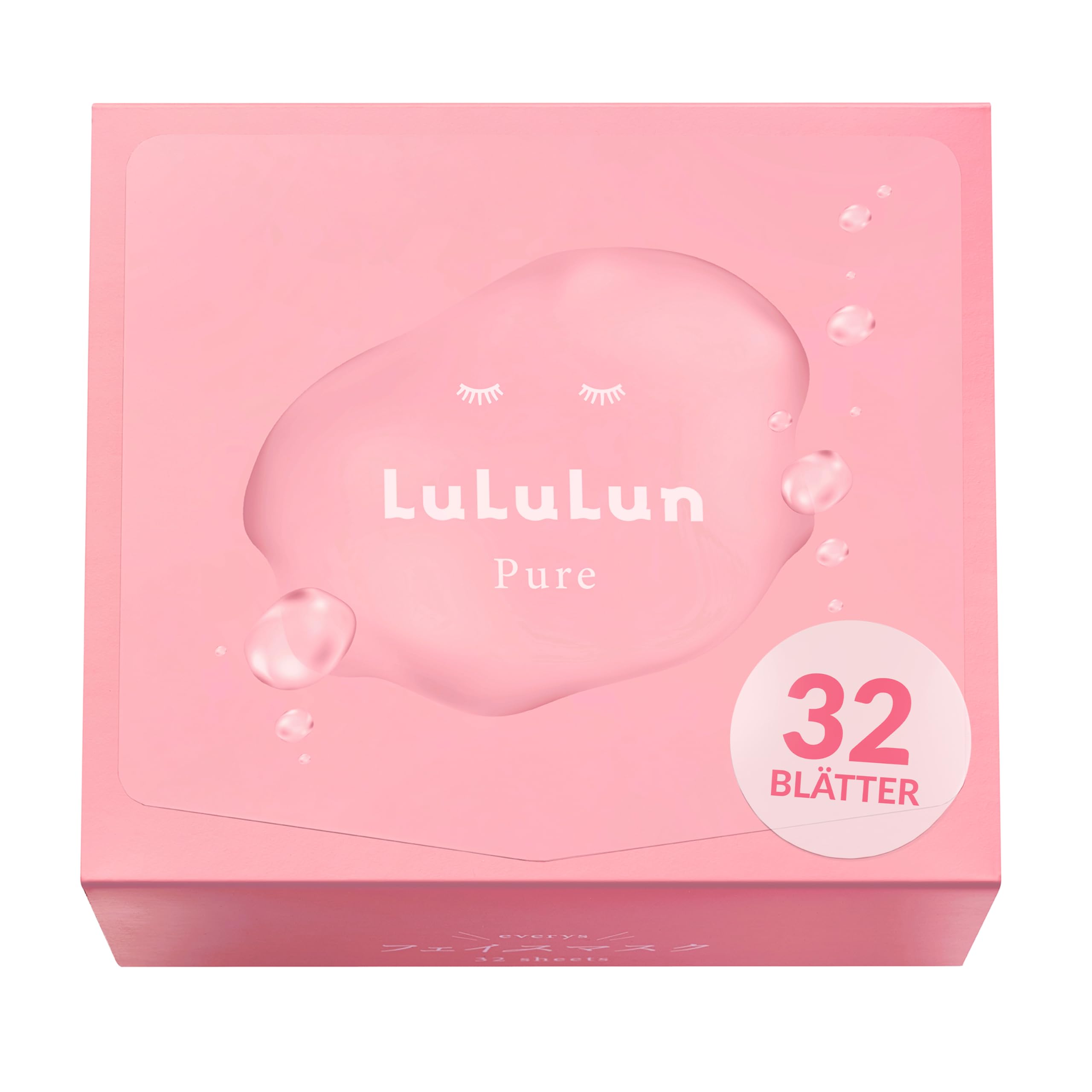 LuLuLun 룰룬 퓨어 에브리즈 페이스 마스크 대용량 32장입