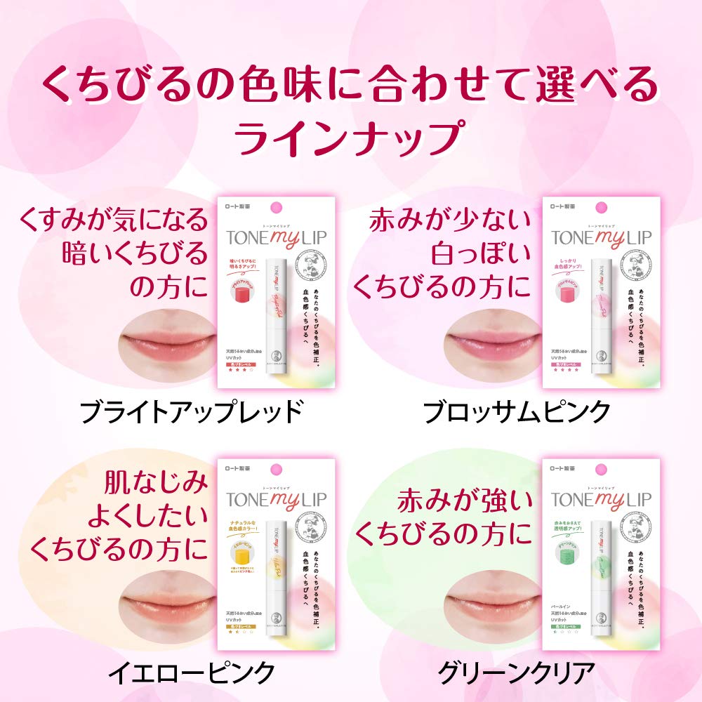 Mentholatum Lip Tone My Lip Lip Cream Yellow Pink 2.4g