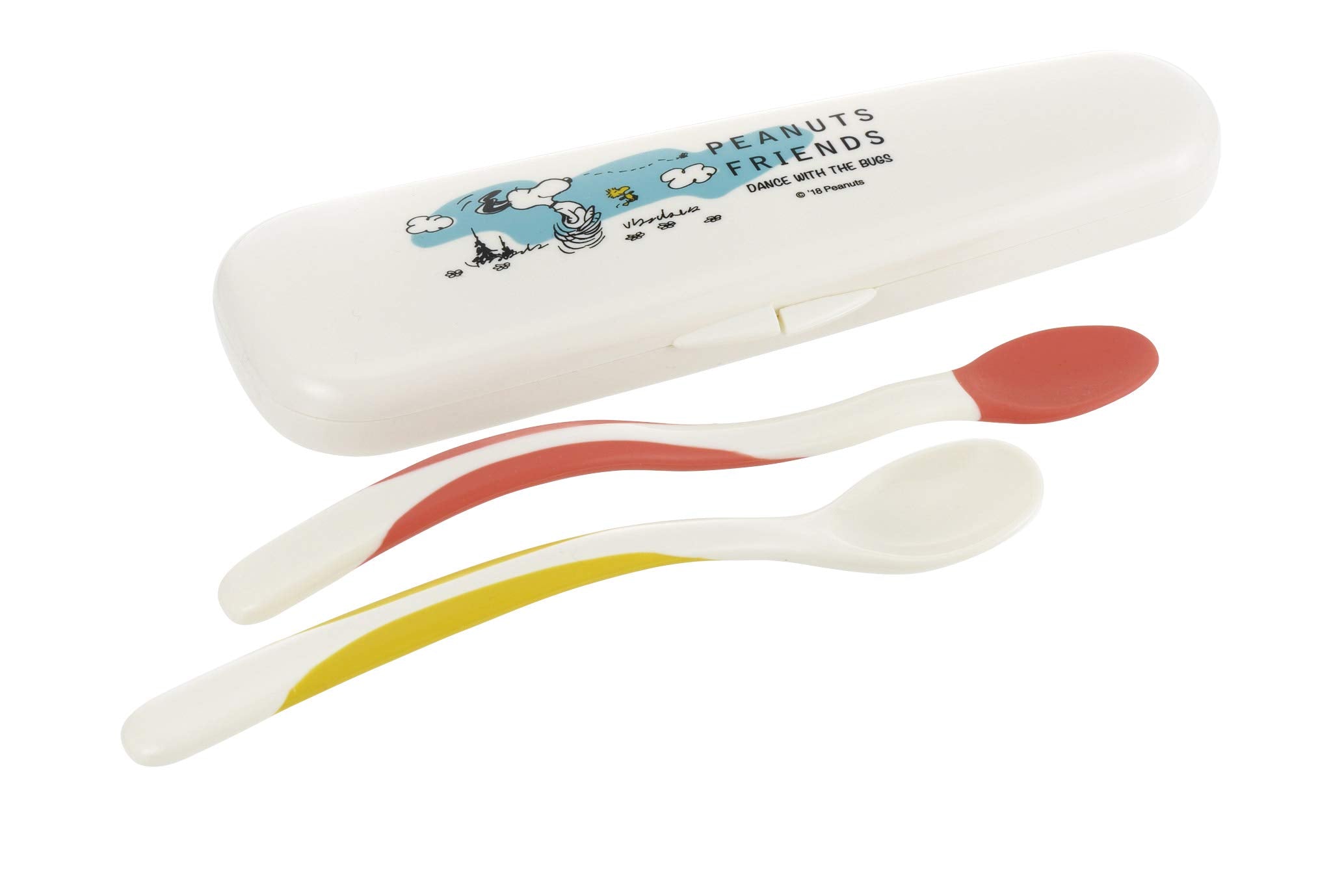 Richel Peanut Collection Baby Food Spoon Set (with case) from around 5 months