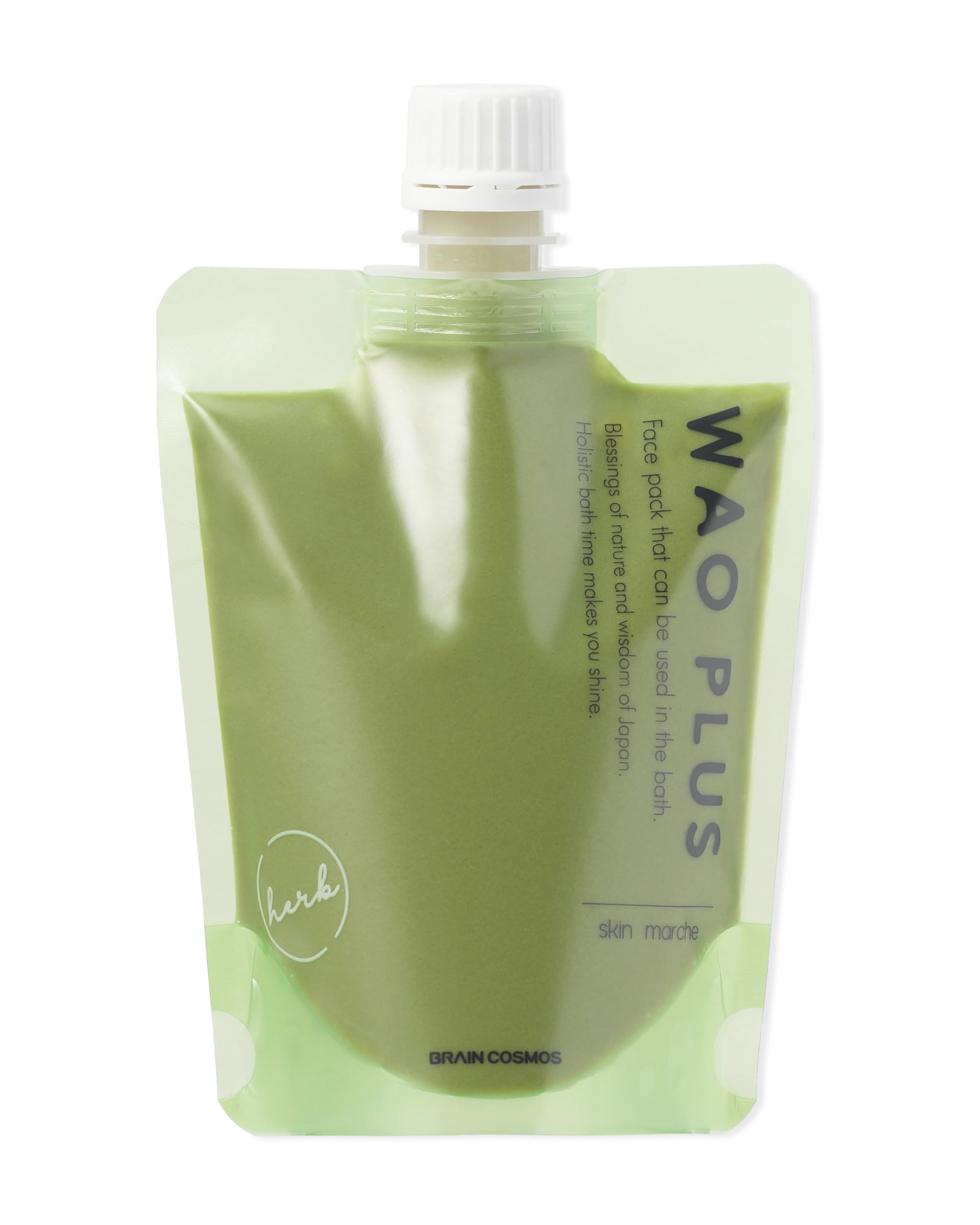 [Thảo mộc] WAOPLUS Heart Leaf Mugwort Booster Mask Wash-off Pack Dưỡng ẩm cho da khô thô ráp Chăm sóc tắm 180g