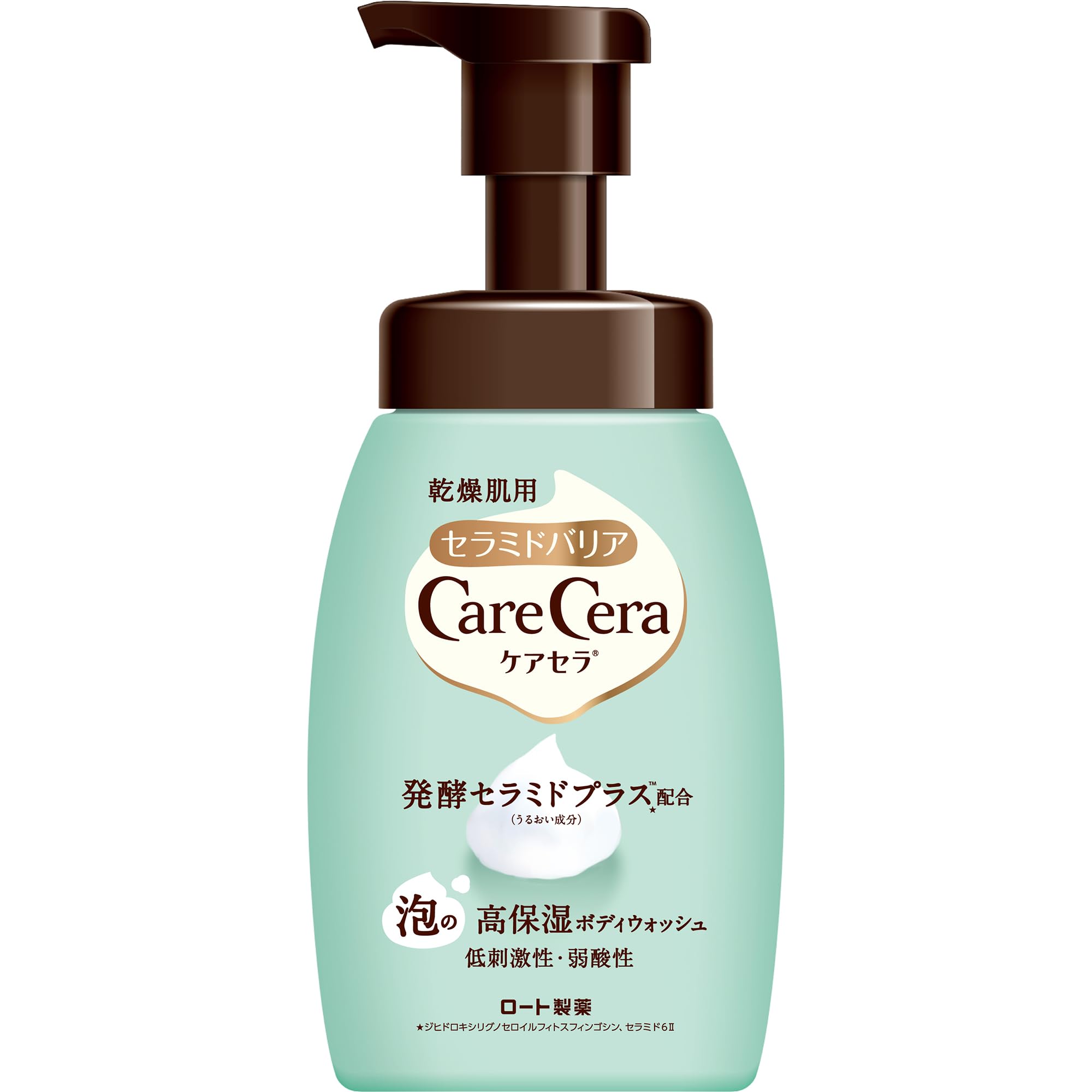 CareCera Foam Highly Moisturizing Body Wash Body Soap [1] Pure Floral 450ml (x 1)
