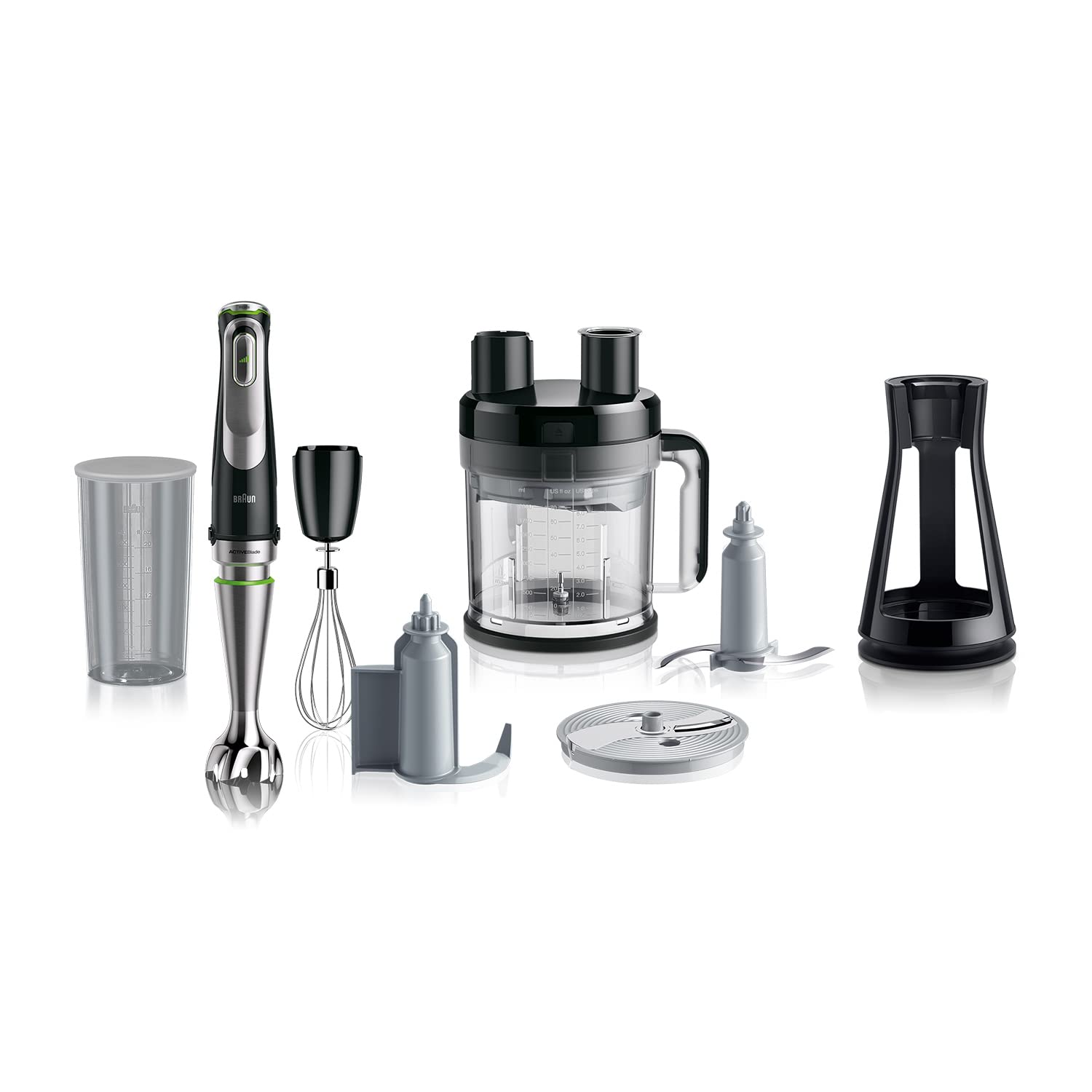 Braun Hand Blender Multi-Quick 9 MQ9195XLS Easy operation Time-saving Preparation Smoothie Soup Crushing Mixing Chopping Chopping Whipping Slicing Chopping Dicing Dicing Kneading 8 functions in 1 High power 500W Easy to clean Dishwasher German design