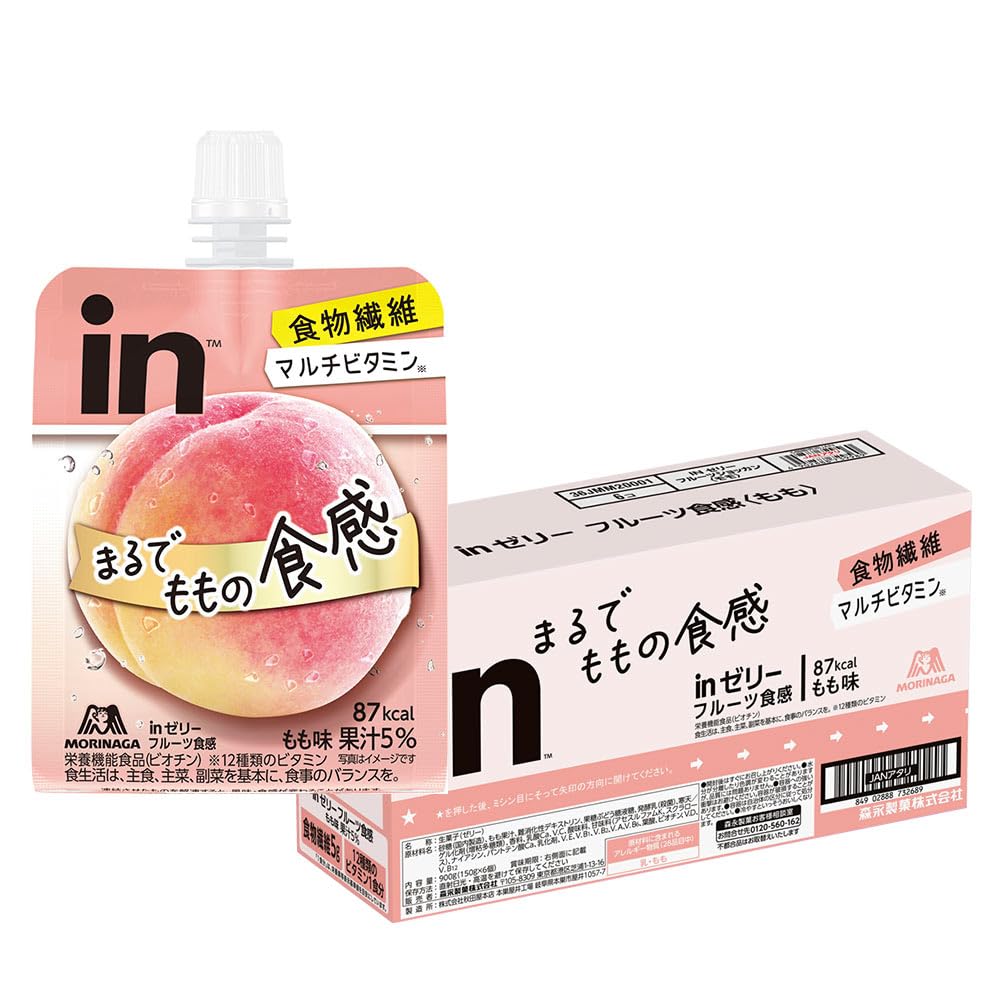in젤리 모리나가 제과 과일 식감 허벅지 (150g×6개)
