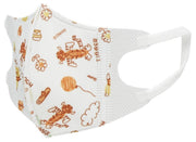 Skater Non-woven 3D Mask 3-Layered Construction for 2-3 Years Old Children 5 Pieces Winnie the Pooh Disney MSKB1-A