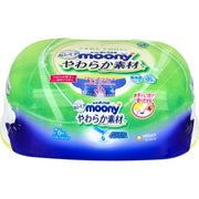 Unicharm Moony baby wipes 76 pieces