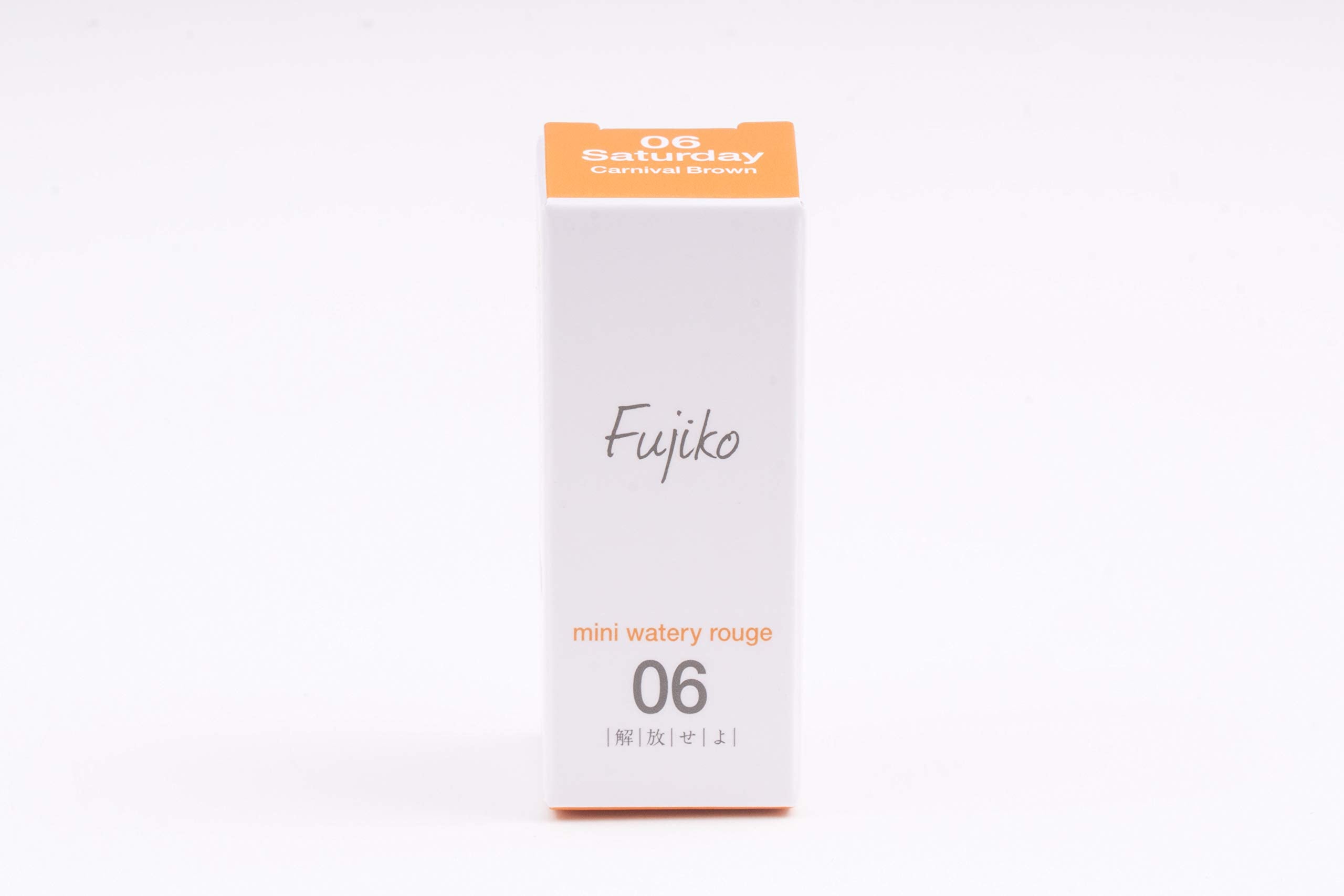 Fujiko Mini Watery Rouge 06 Saturday/[Rease] Son môi Carnival Brown 1.9g