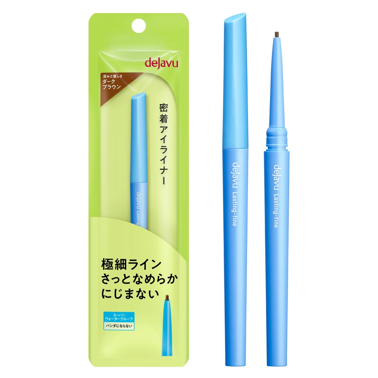 dejavu Dejavu Lasting Fine Adhesive Eyeliner Extra Fine Cream Pencil 2 Dark Brown Pencil Eyeliner Extra Fine Lead