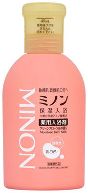 미논 약용 보습 입욕제 본체 보틀 480mL(약 12회분) 약용 입욕제 민감 피부 거칠고, 촉촉함 보습 건조 대책 약산성 저자극성[의약부외품]