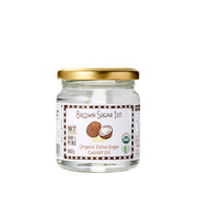 유기 JAS 엑스트라 버진 코코넛 오일 (165g 병) 유기 천연 MCT 오일 61% 함유 무화학 조미료 무첨가 설탕 미사용 비가열 중쇄 지방산 저온 압착 브라운 설탕 퍼스트